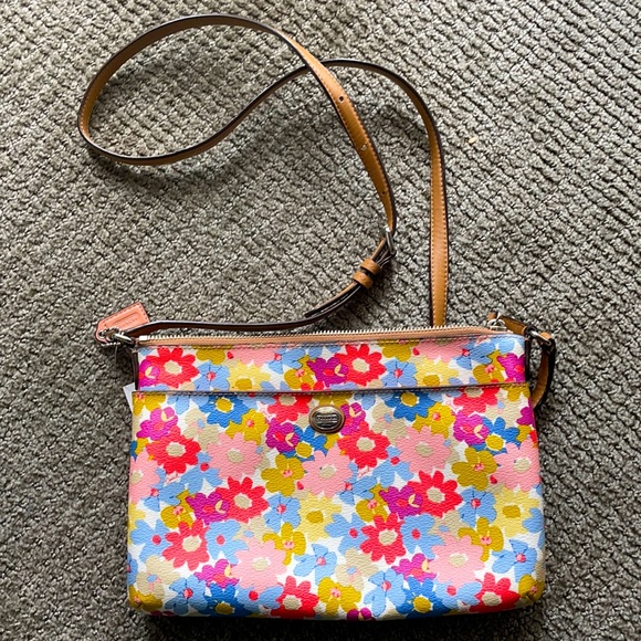 Coach Handbags - Coach Flower Power Cross-Body Bag